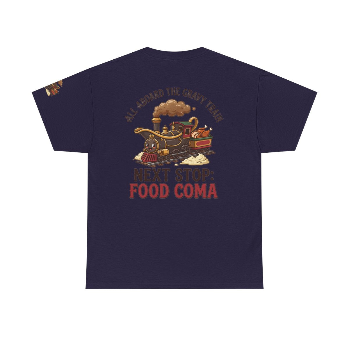 Color: Blackberry | Next Stop Food Coma Premium Graphic Tee