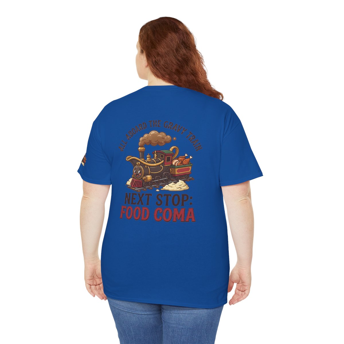 Color: Royal | Next Stop Food Coma Premium Graphic Tee