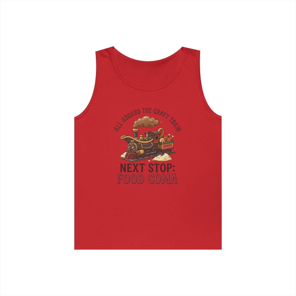 Color: Red | Next Stop Food Coma Tank Top