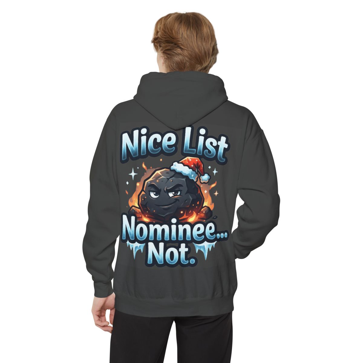 Color: Pepper | Nice List Nominee Garment-Dyed Hoodie