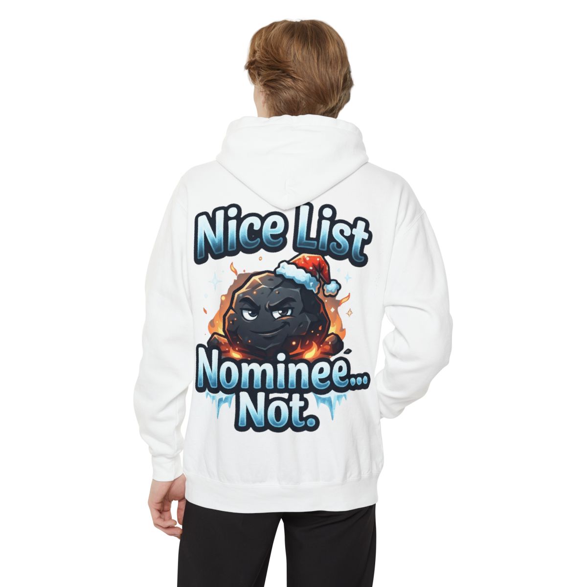 Color: White | Nice List Nominee Garment-Dyed Hoodie