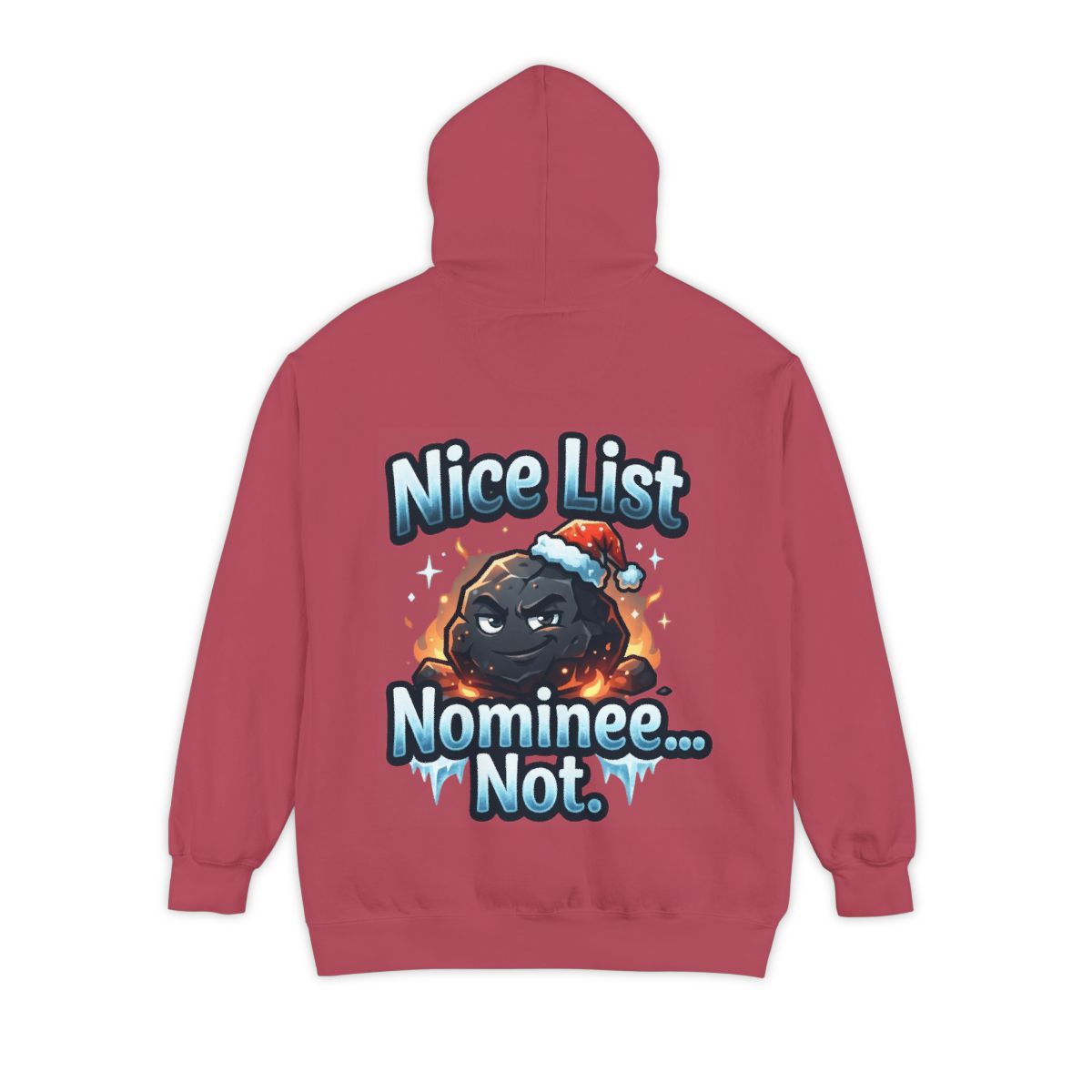 Color: Crimson | Nice List Nominee Garment-Dyed Hoodie