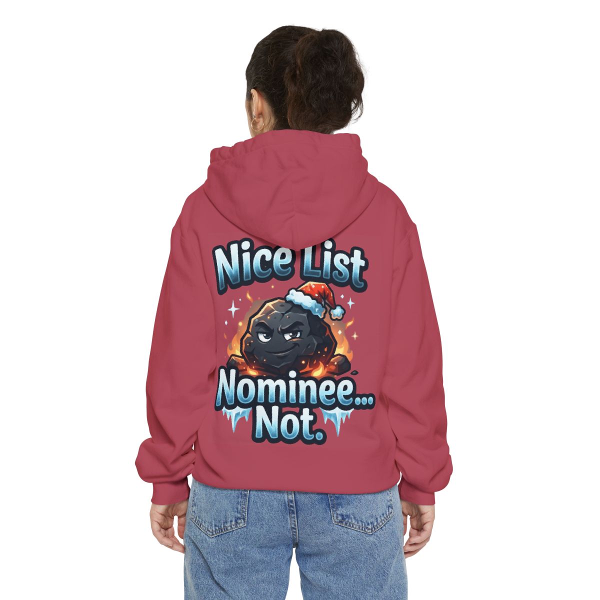 Color: Crimson | Nice List Nominee Garment-Dyed Hoodie