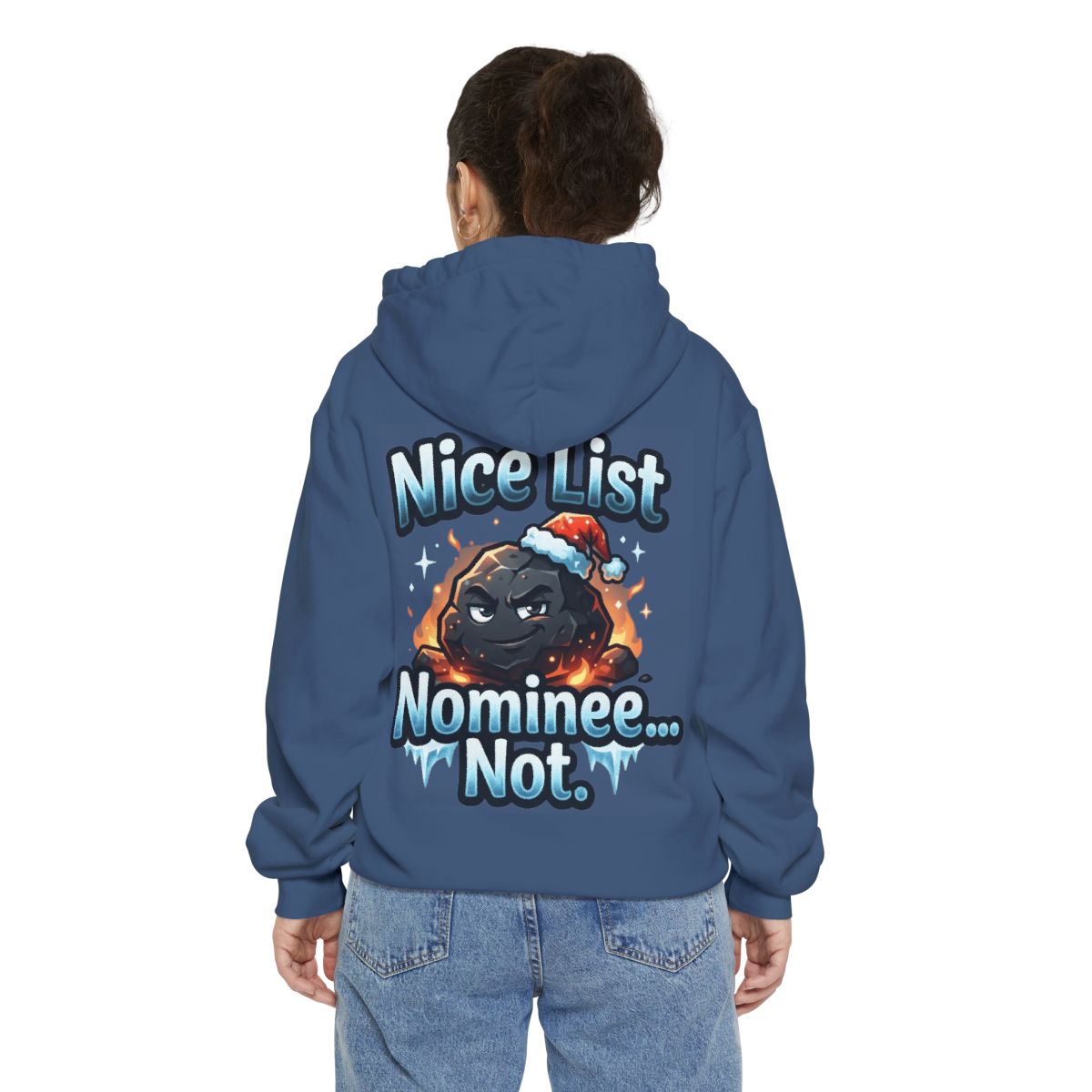 Color: True Navy | Nice List Nominee Garment-Dyed Hoodie