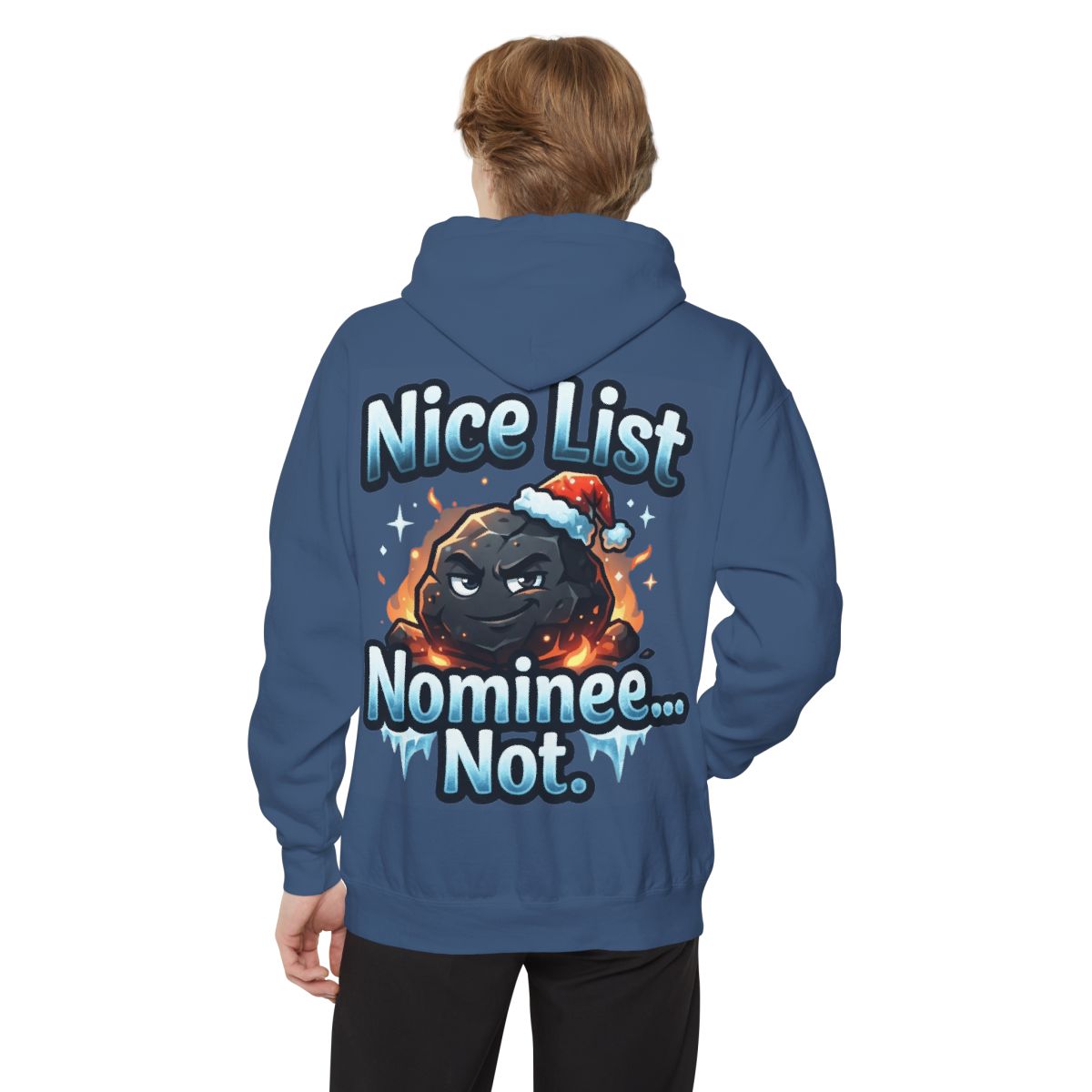 Color: True Navy | Nice List Nominee Garment-Dyed Hoodie