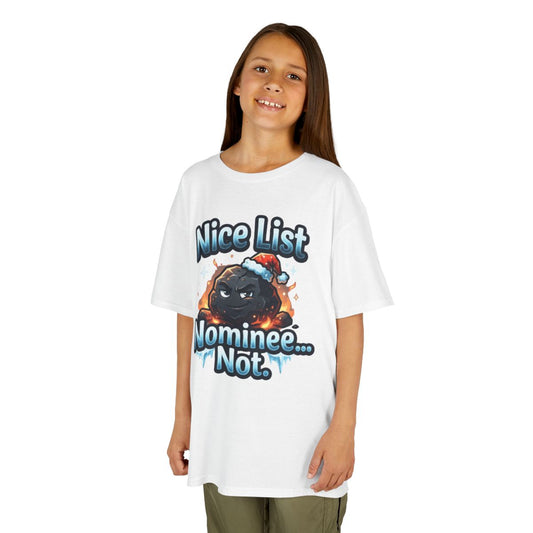 Color: White | Nice List Nominee Kids Tee