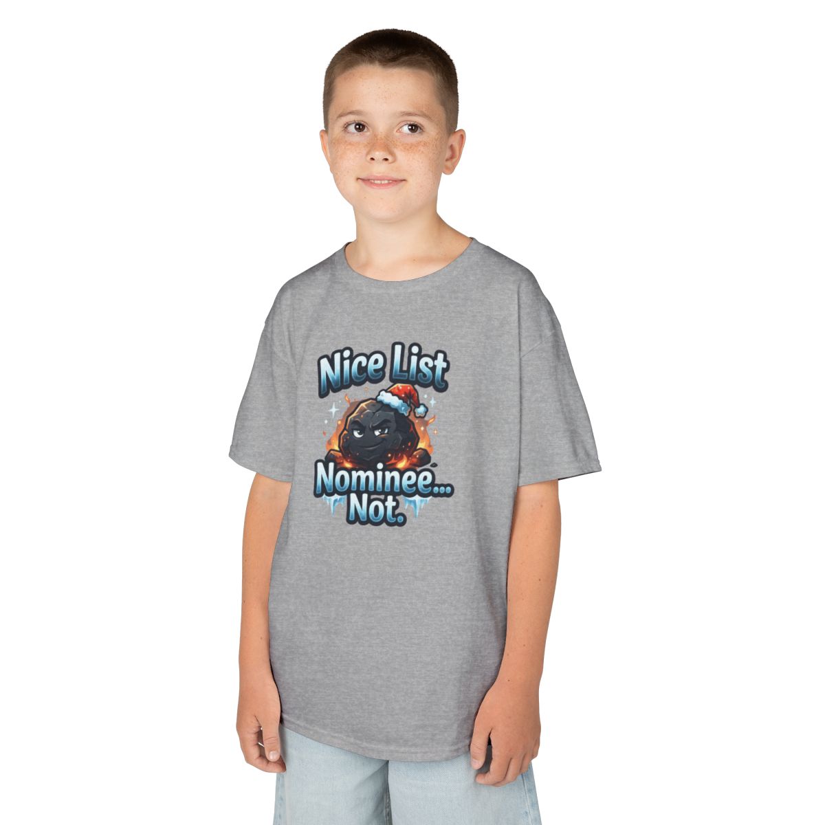 Color: Sport Grey | Nice List Nominee Kids Tee