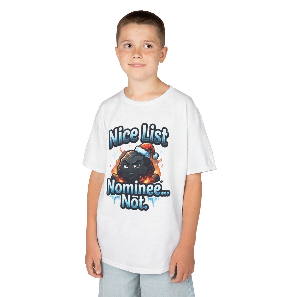 Color: White | Nice List Nominee Kids Tee