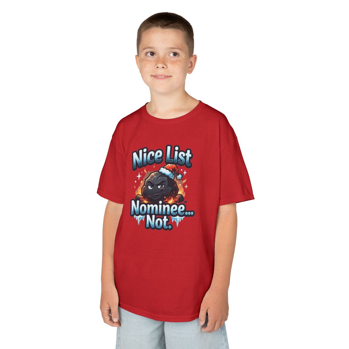 Color: Red | Nice List Nominee Kids Tee