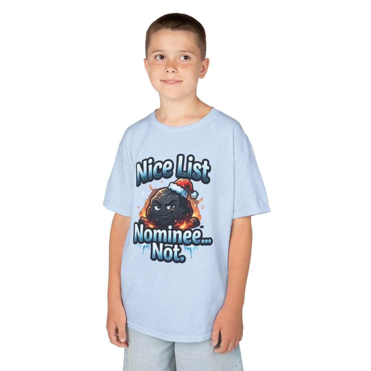 Color: Light Blue | Nice List Nominee Kids Tee