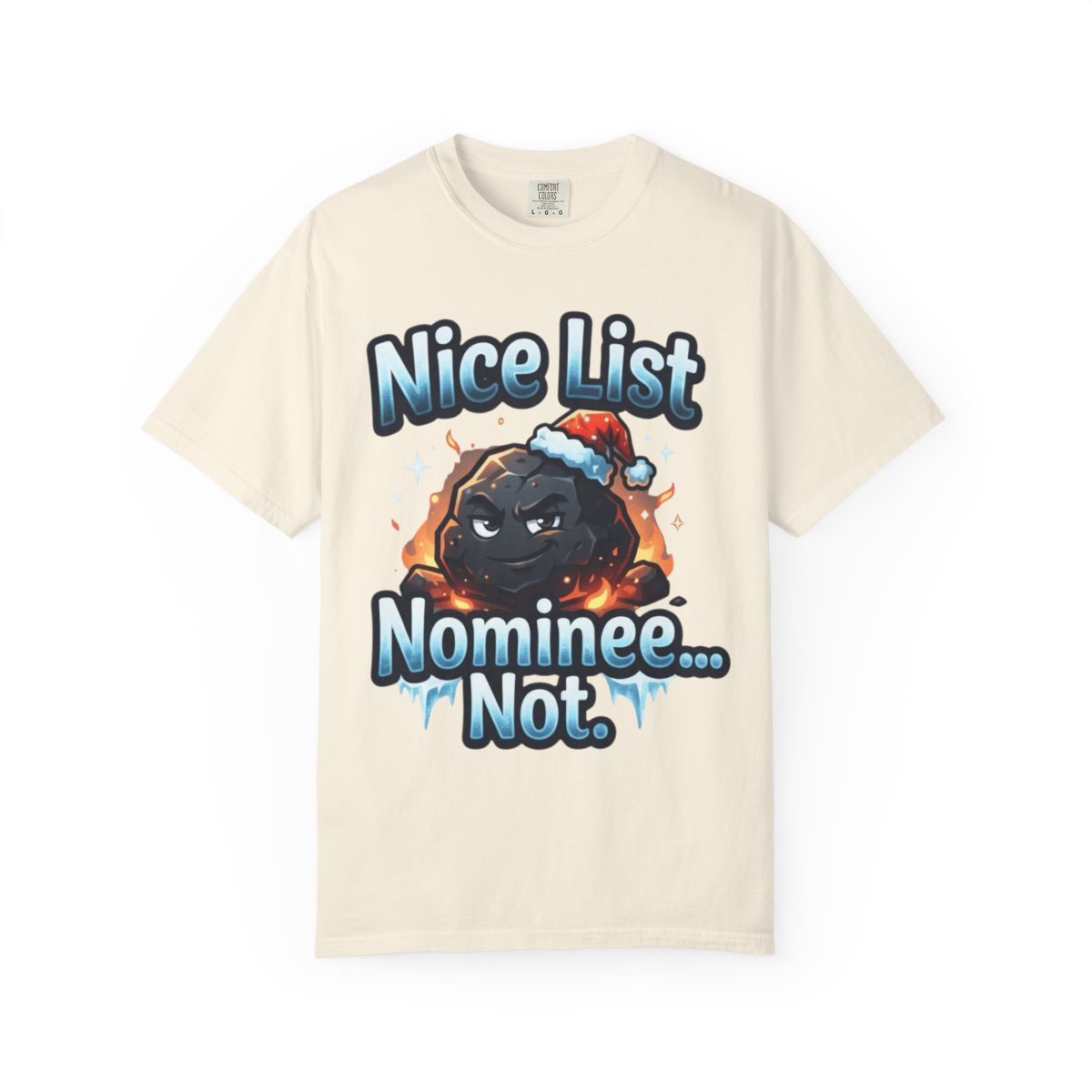 Color: Ivory | Nice List Nominee Unisex Garment-Dyed Tee