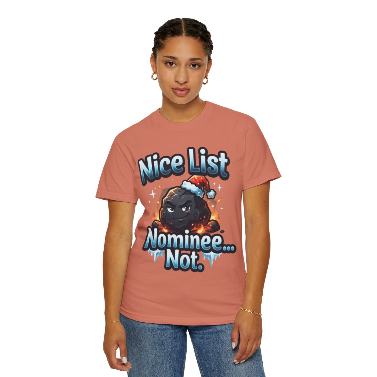 Color: Terracotta | Nice List Nominee Unisex Garment-Dyed Tee