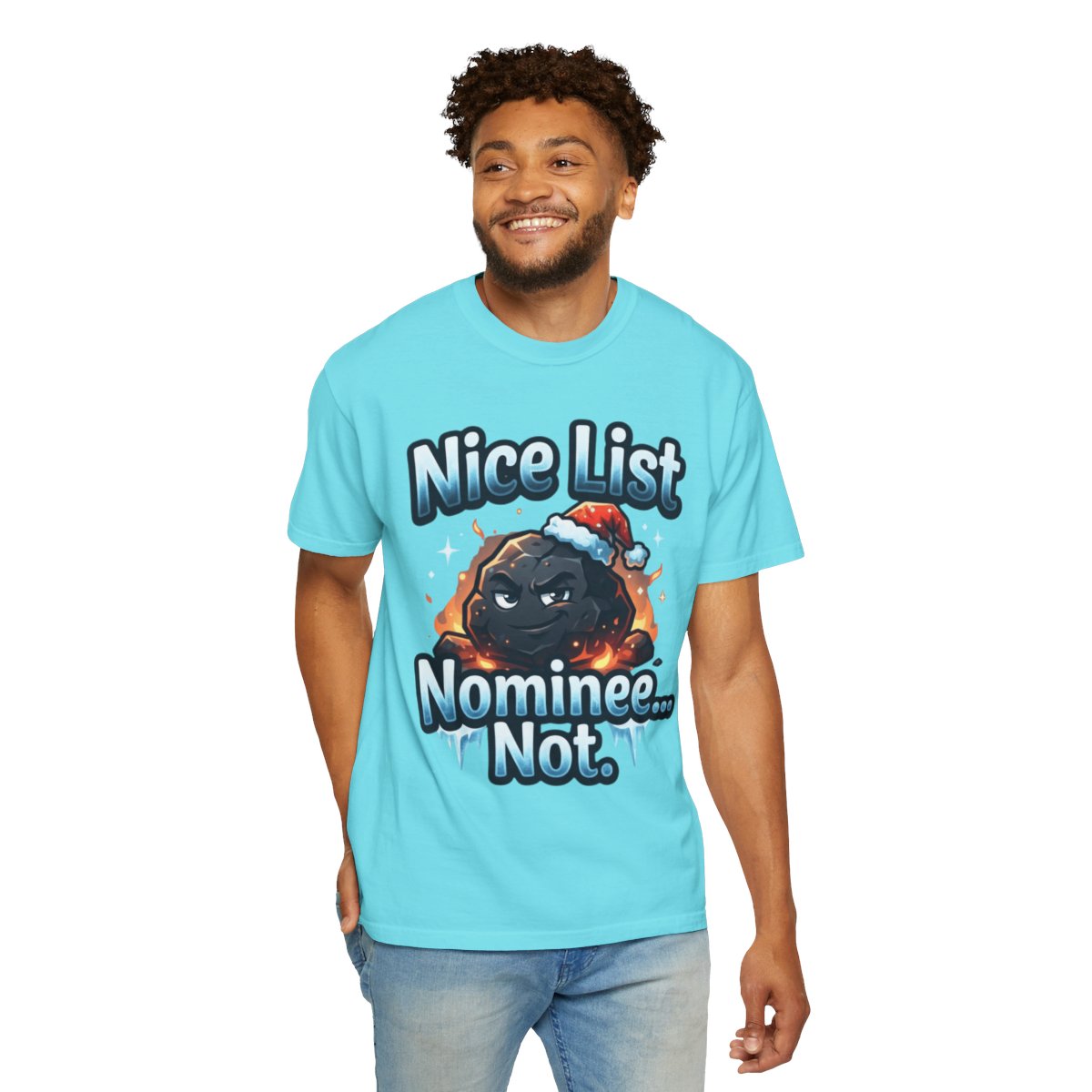 Color: Lagoon Blue | Nice List Nominee Unisex Garment-Dyed Tee