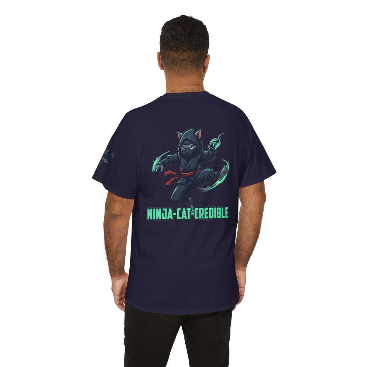 Color: Blackberry | Ninja Cat Credible Premium Graphic Tee