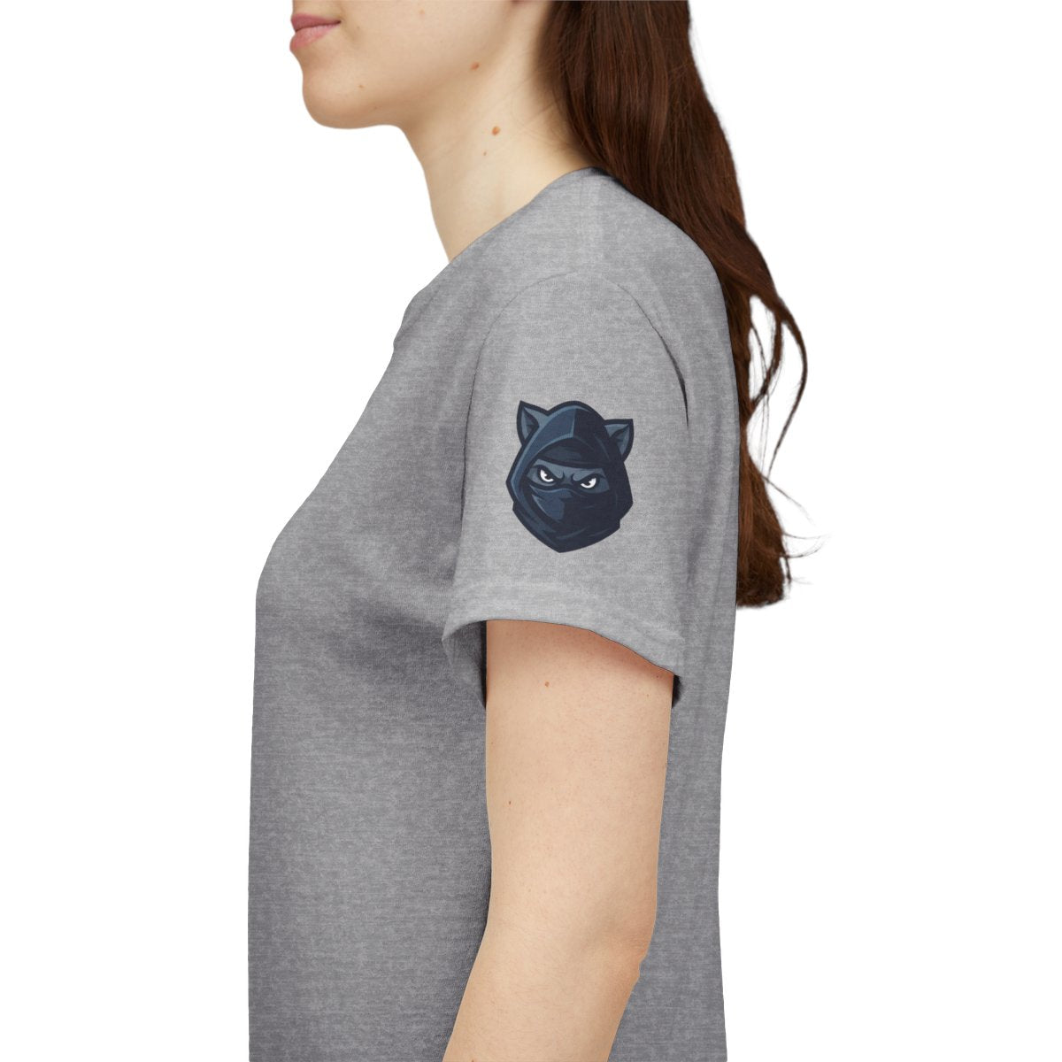 Color: Sport Grey | Ninja Cat Credible Premium Graphic Tee