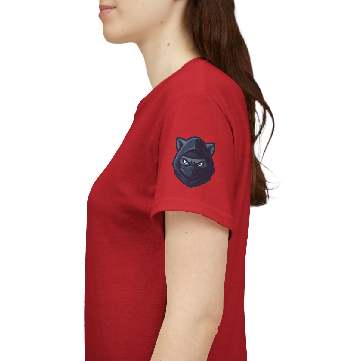 Color: Red | Ninja Cat Credible Premium Graphic Tee