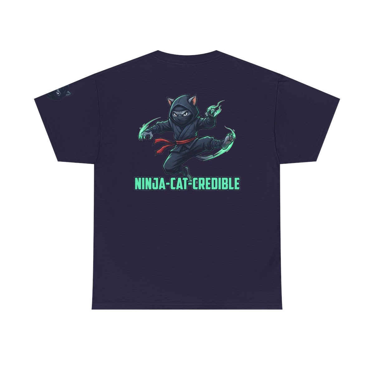 Color: Blackberry | Ninja Cat Credible Premium Graphic Tee