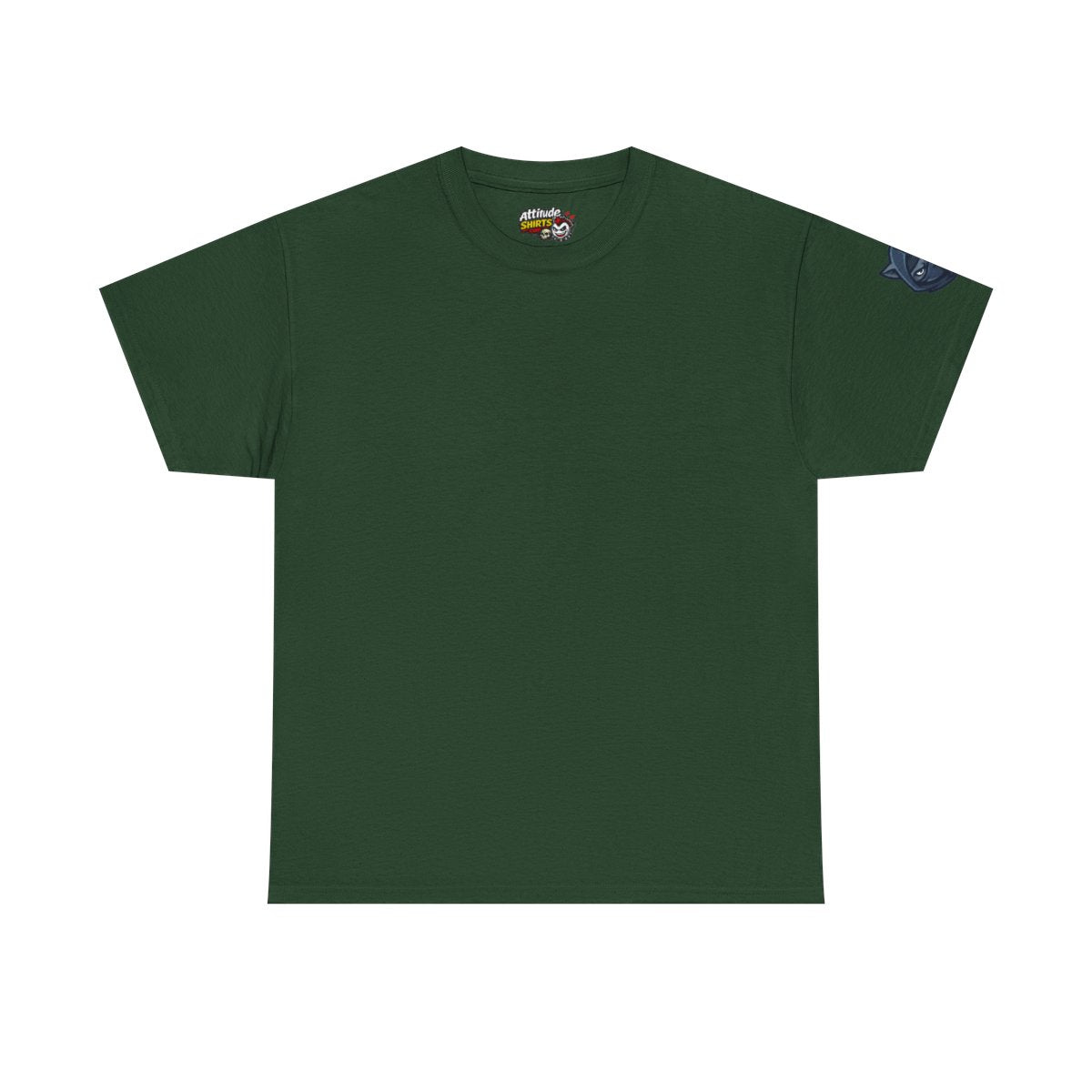 Color: Forest Green | Ninja Cat Credible Premium Graphic Tee
