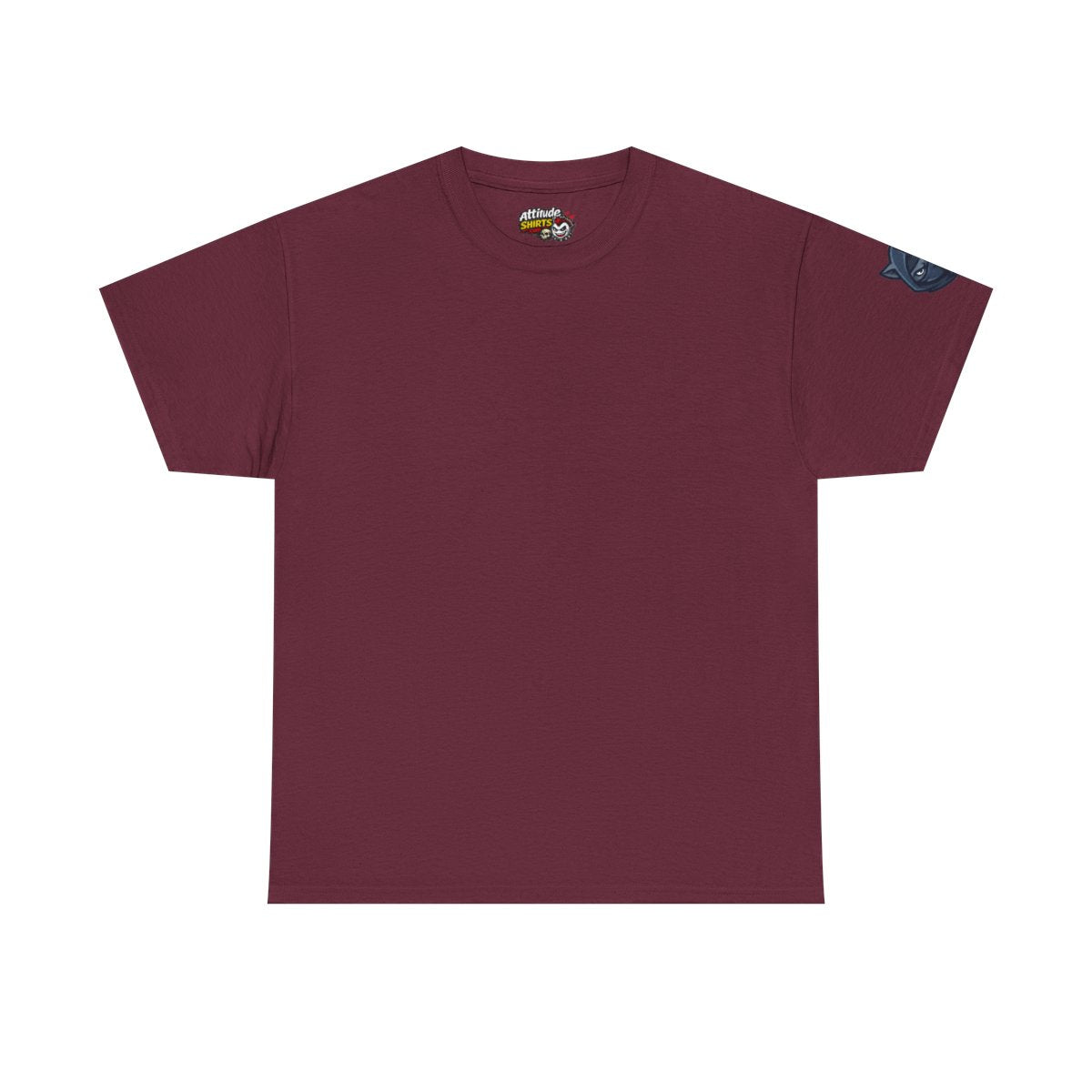 Color: Maroon | Ninja Cat Credible Premium Graphic Tee