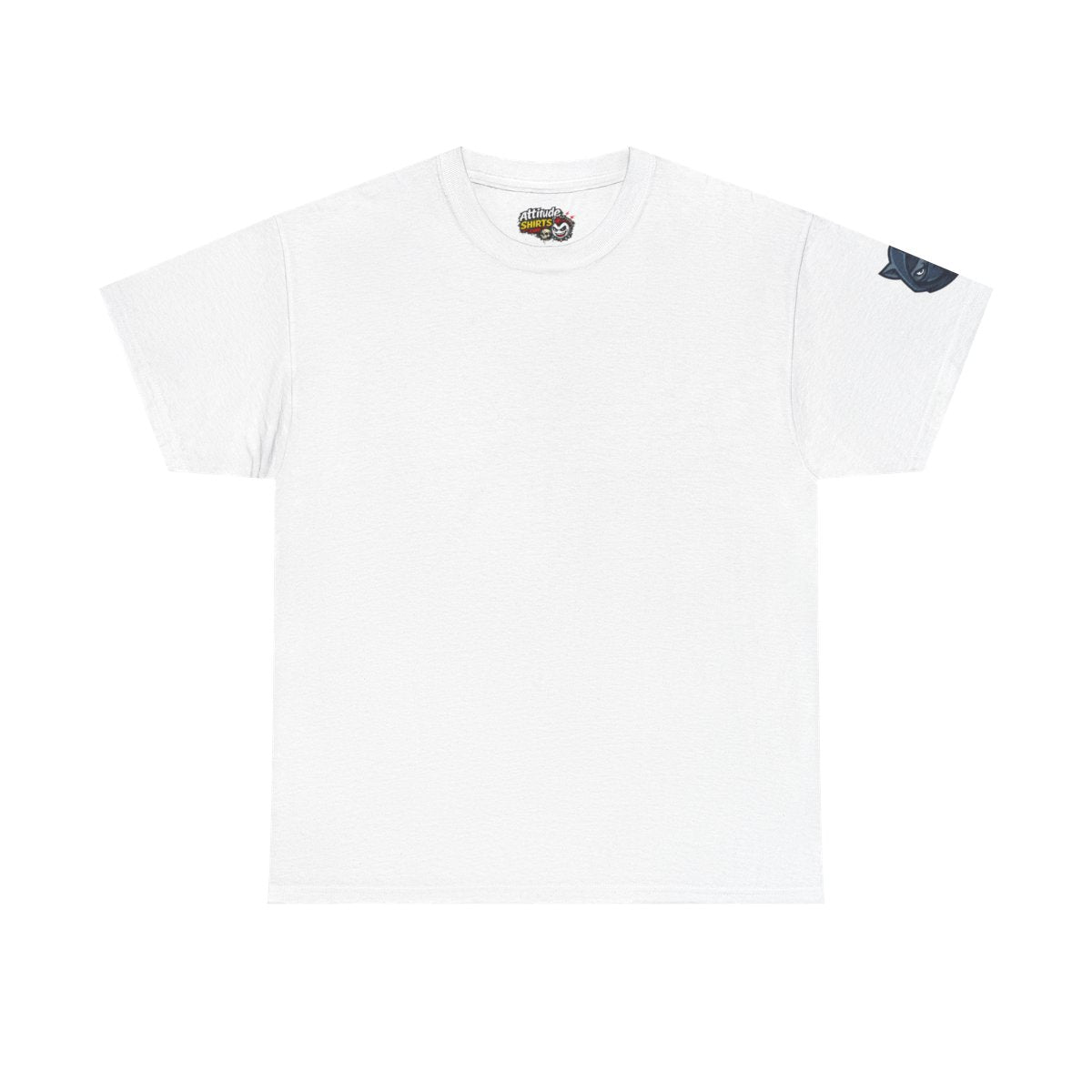 Color: White | Ninja Cat Credible Premium Graphic Tee