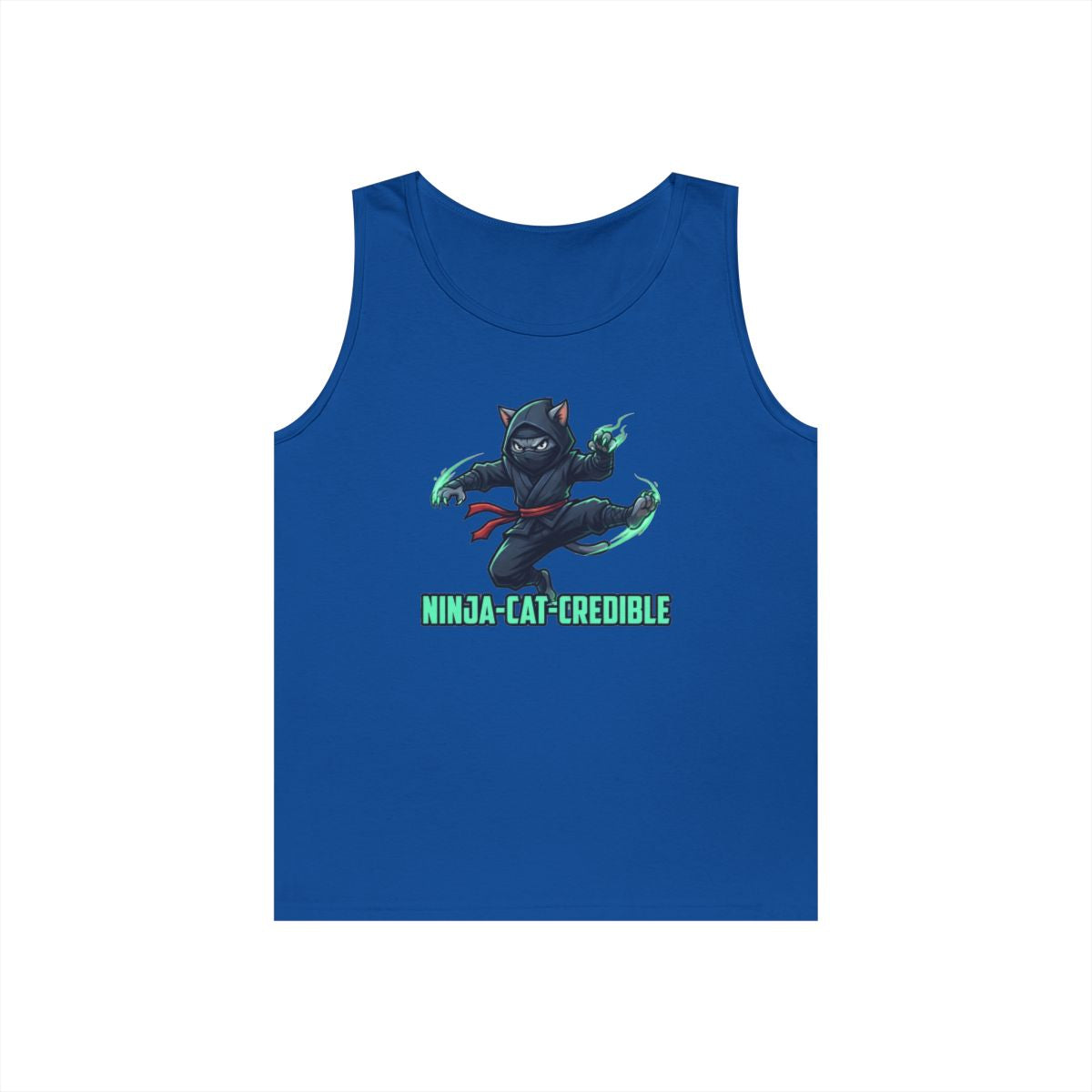 Color: Royal | Ninja Cat Credible Tank Top