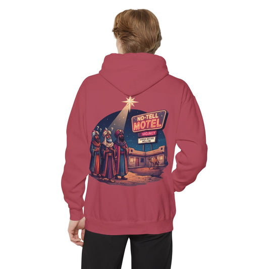 Color: Crimson | No Vacancy Garment-Dyed Hoodie