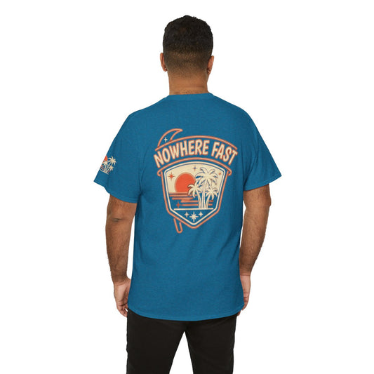 Color: Antique Sapphire | Nowhere Fast Premium Graphic Tee