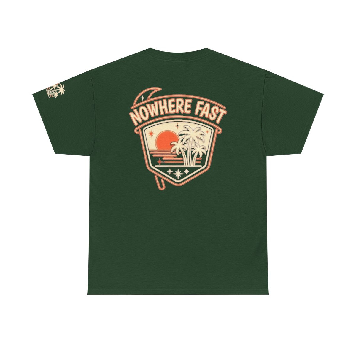Color: Forest Green | Nowhere Fast Premium Graphic Tee