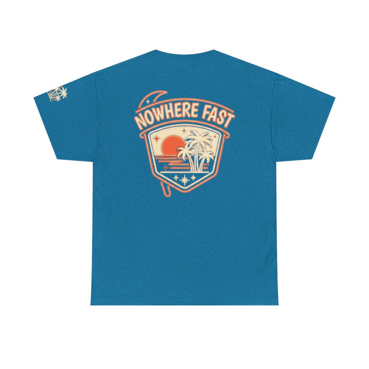 Color: Antique Sapphire | Nowhere Fast Premium Graphic Tee