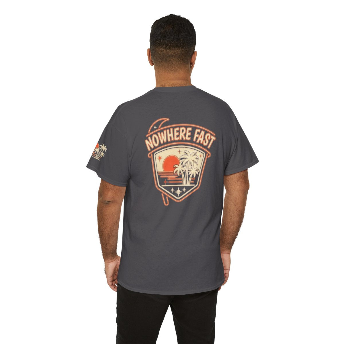 Color: Charcoal | Nowhere Fast Premium Graphic Tee