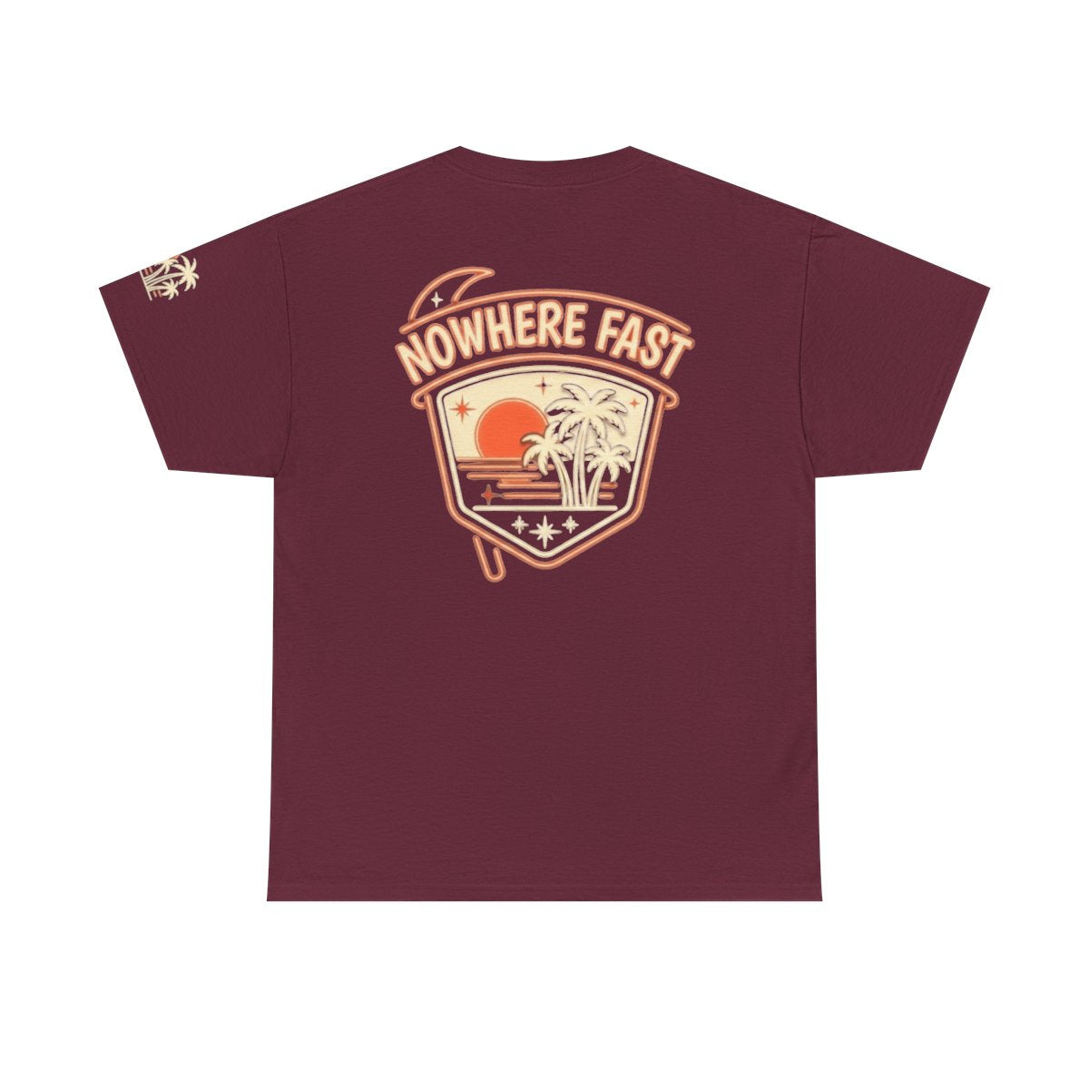 Color: Maroon | Nowhere Fast Premium Graphic Tee