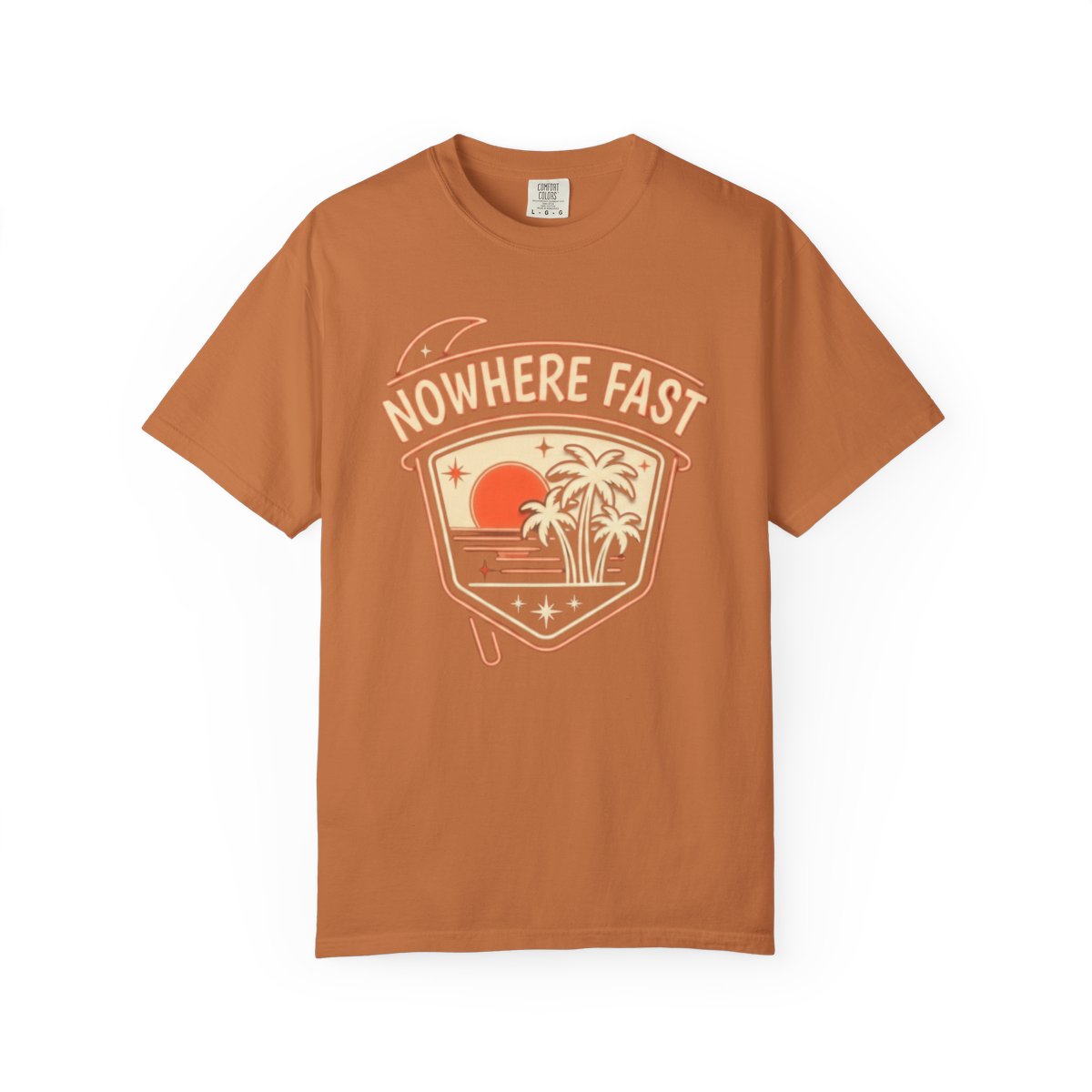 Color: Yam | Nowhere Fast Unisex Garment-Dyed Tee