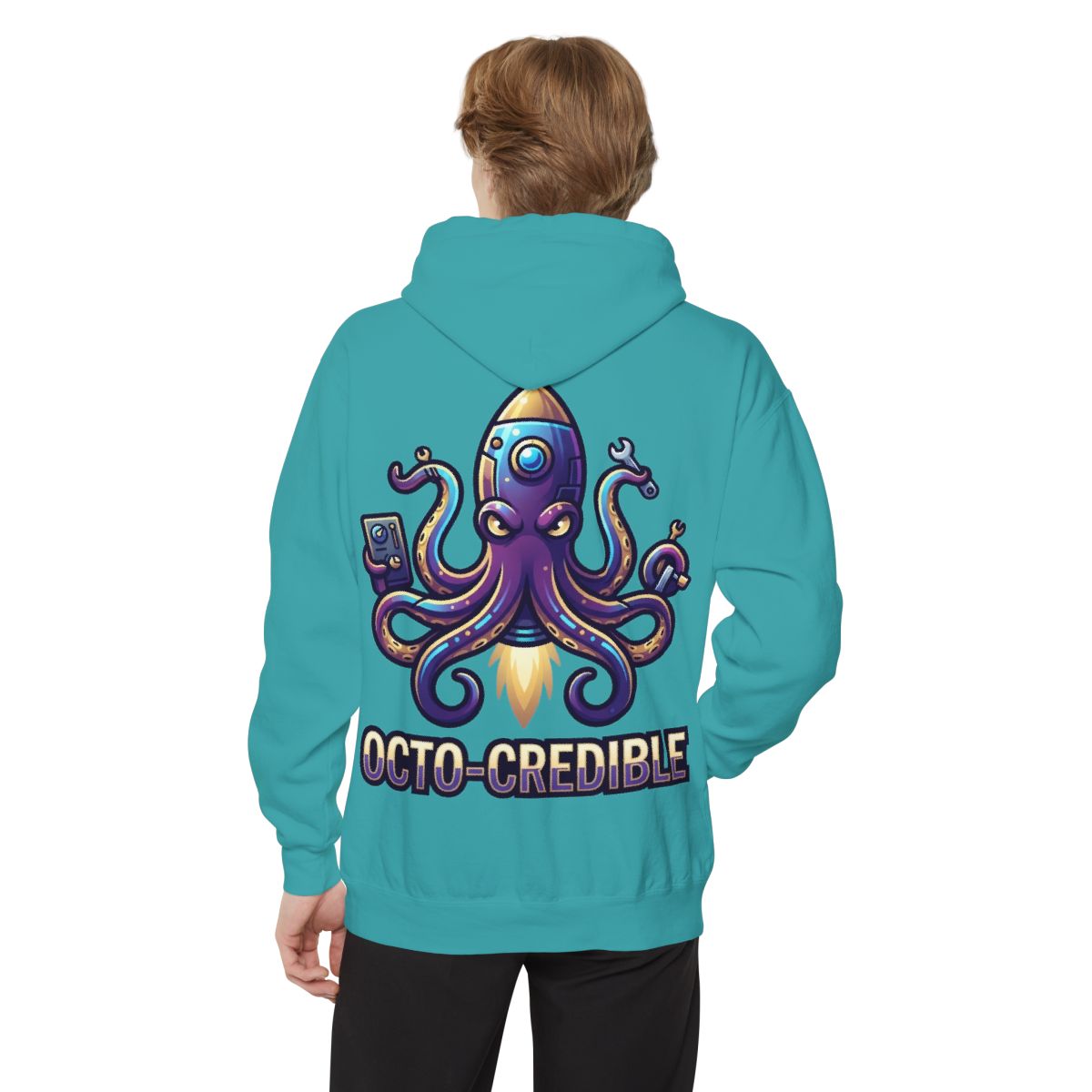 Color: Seafoam | Octo Credible Garment-Dyed Hoodie