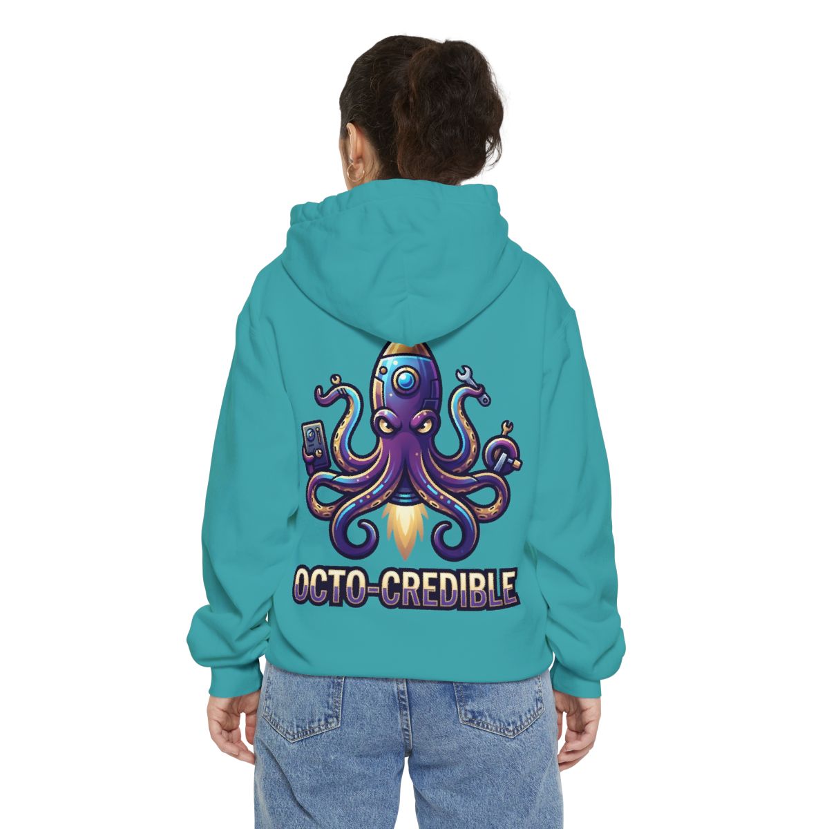 Color: Seafoam | Octo Credible Garment-Dyed Hoodie