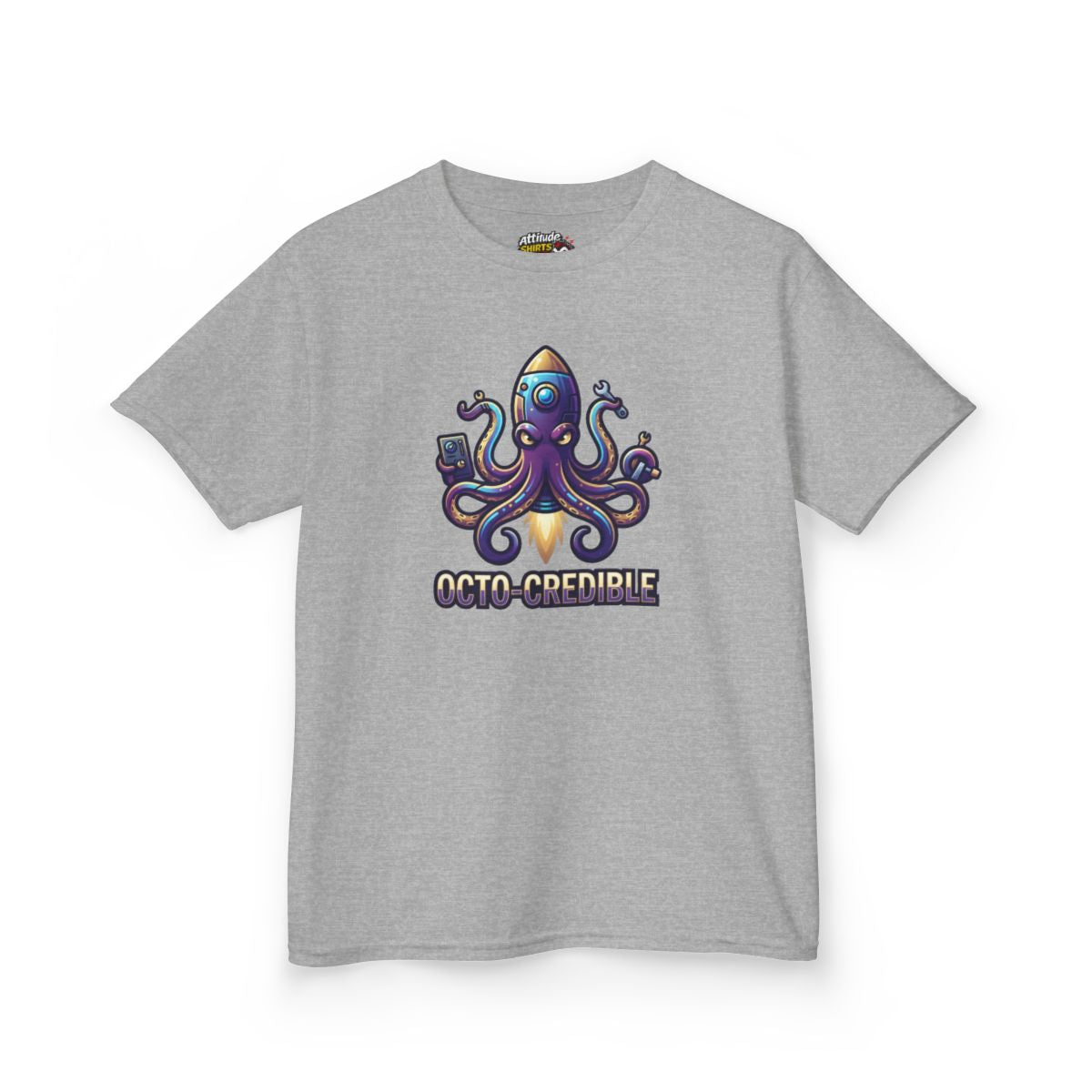 Color: Sport Grey | Octo Credible Kids Tee