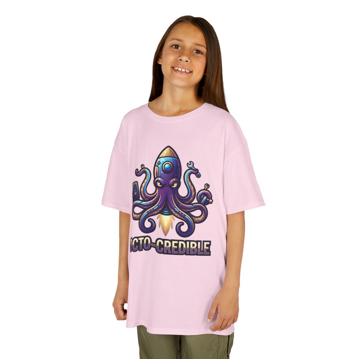 Color: Light Pink | Octo Credible Kids Tee