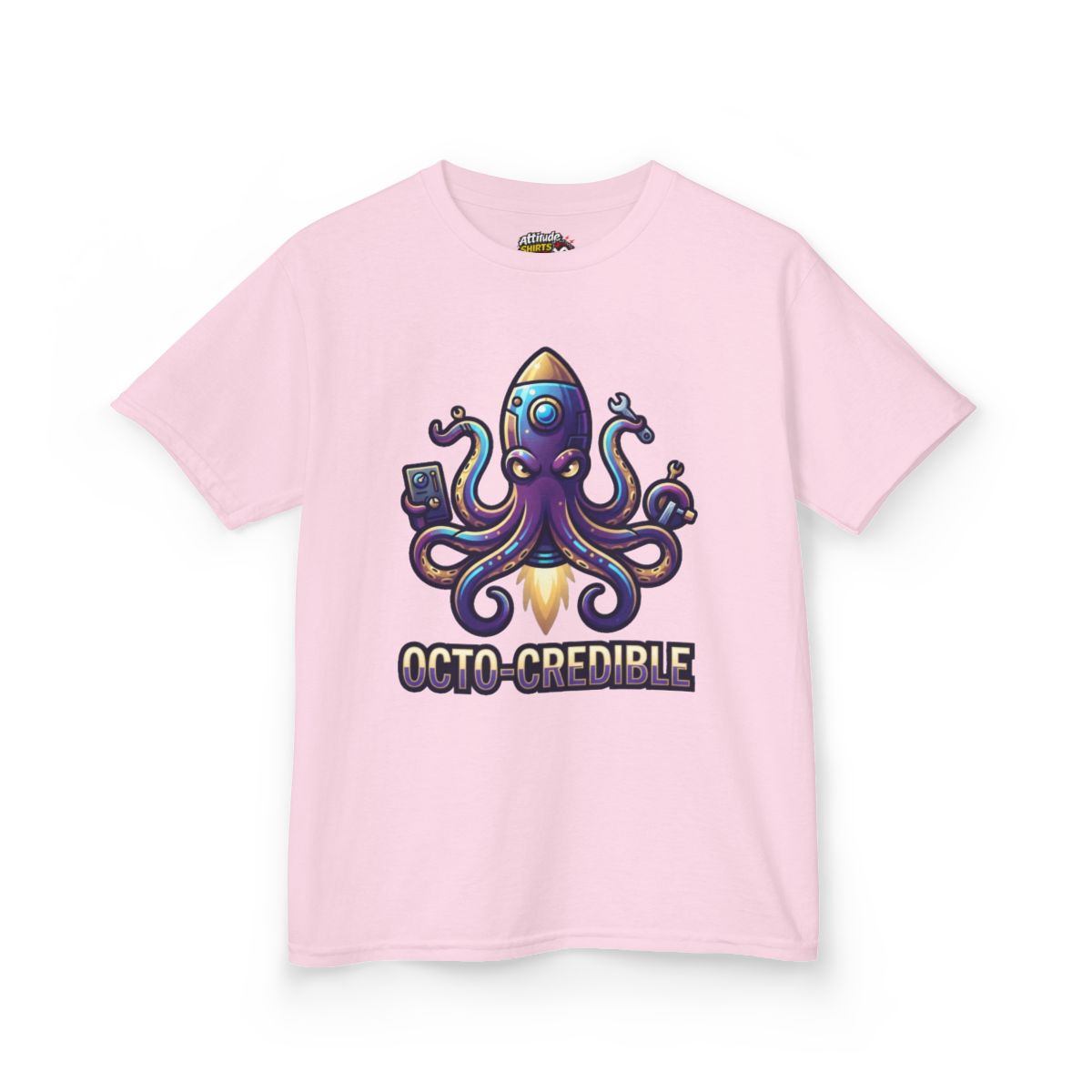 Color: Light Pink | Octo Credible Kids Tee