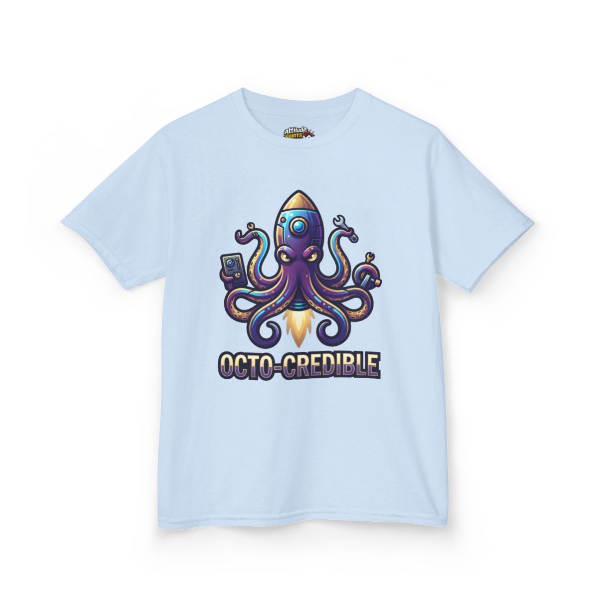 Color: Light Blue | Octo Credible Kids Tee