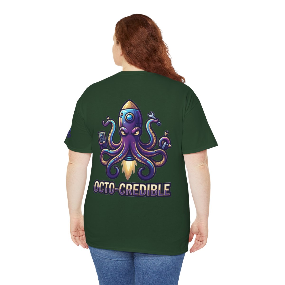 Color: Forest Green | Octo Credible Premium Graphic Tee