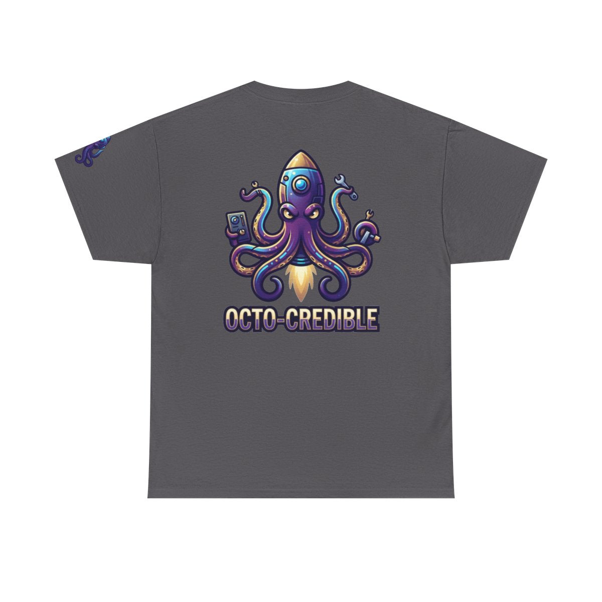 Color: Charcoal | Octo Credible Premium Graphic Tee