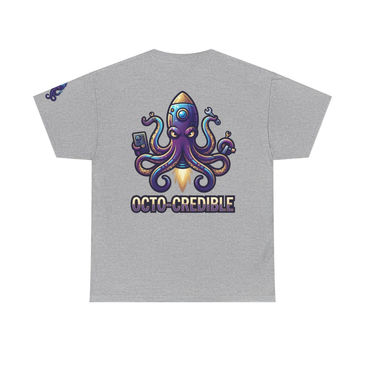 Color: Sport Grey | Octo Credible Premium Graphic Tee