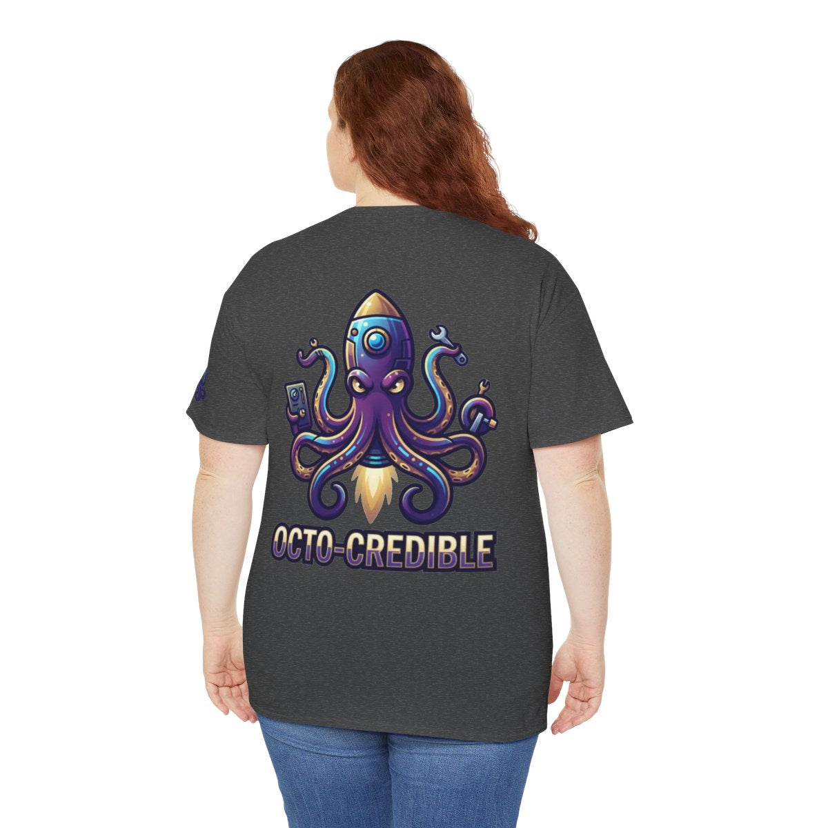 Color: Dark Heather | Octo Credible Premium Graphic Tee