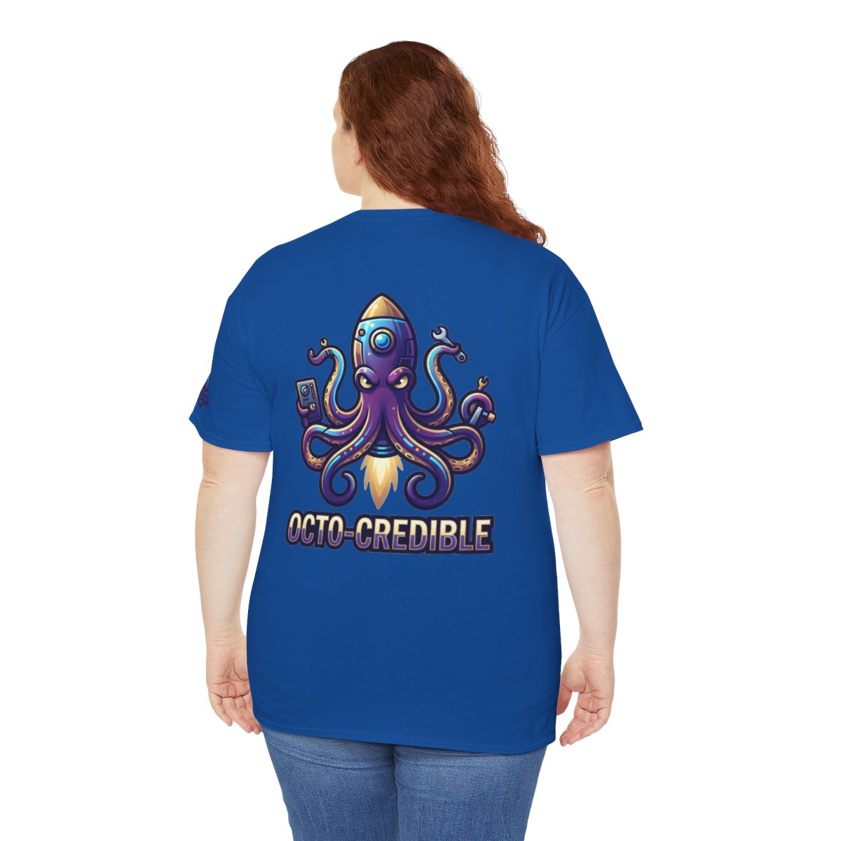 Color: Royal | Octo Credible Premium Graphic Tee