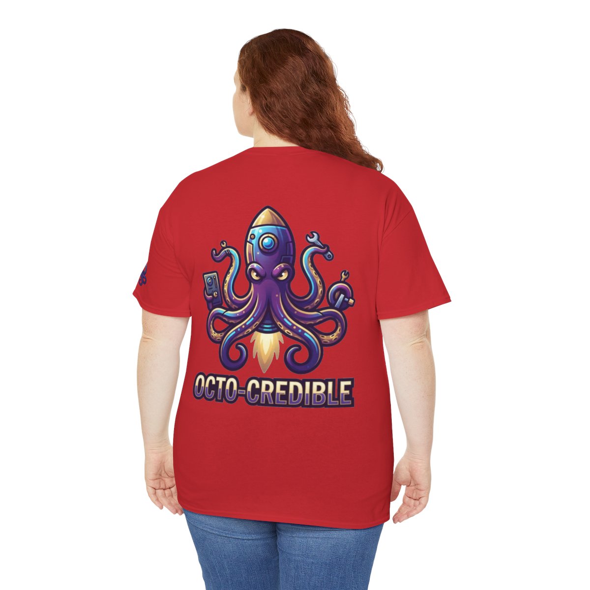 Color: Red | Octo Credible Premium Graphic Tee