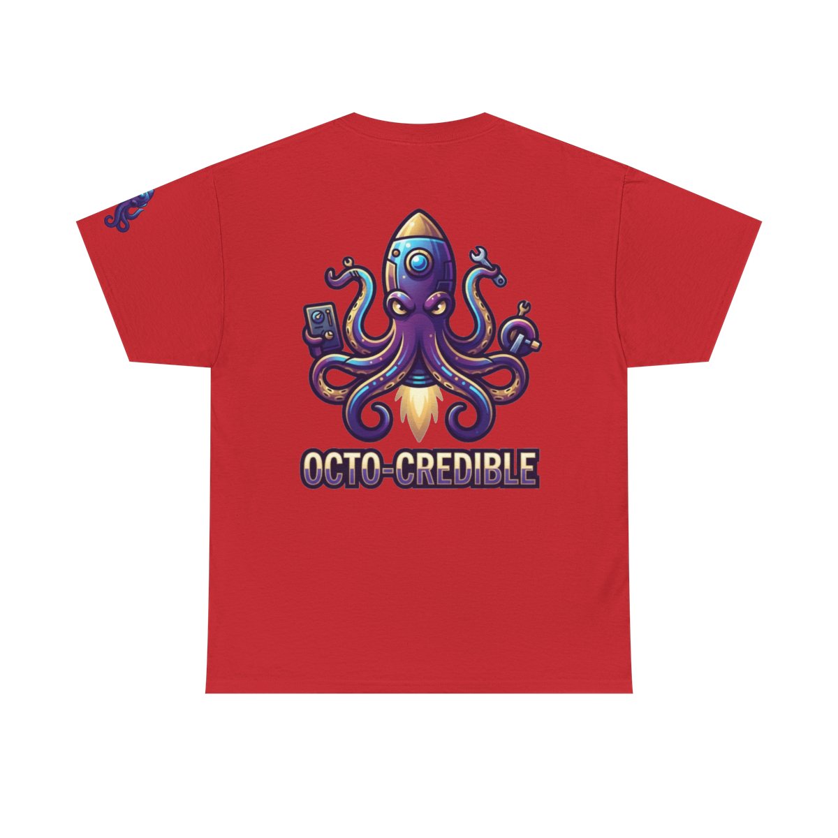 Color: Red | Octo Credible Premium Graphic Tee