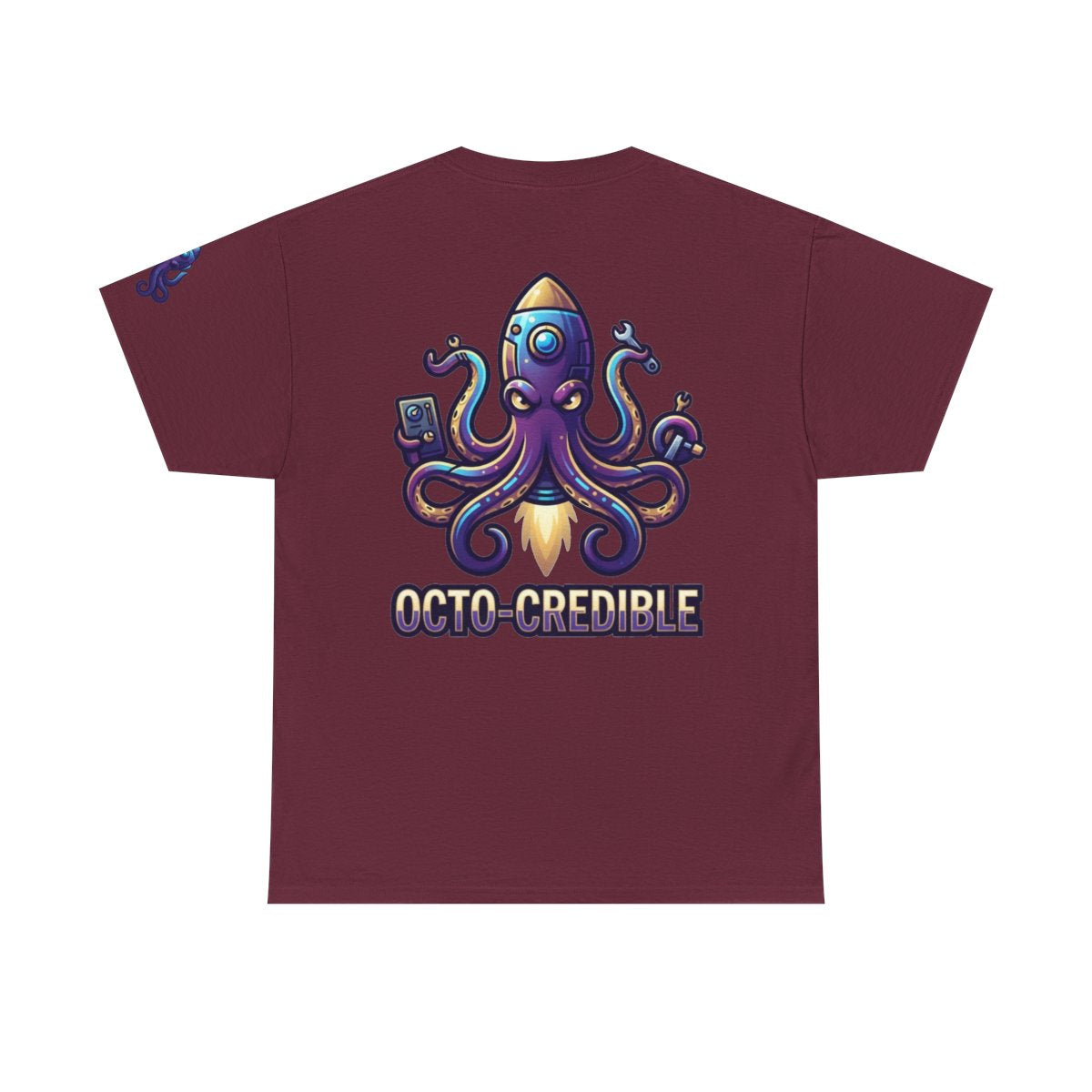 Color: Maroon | Octo Credible Premium Graphic Tee