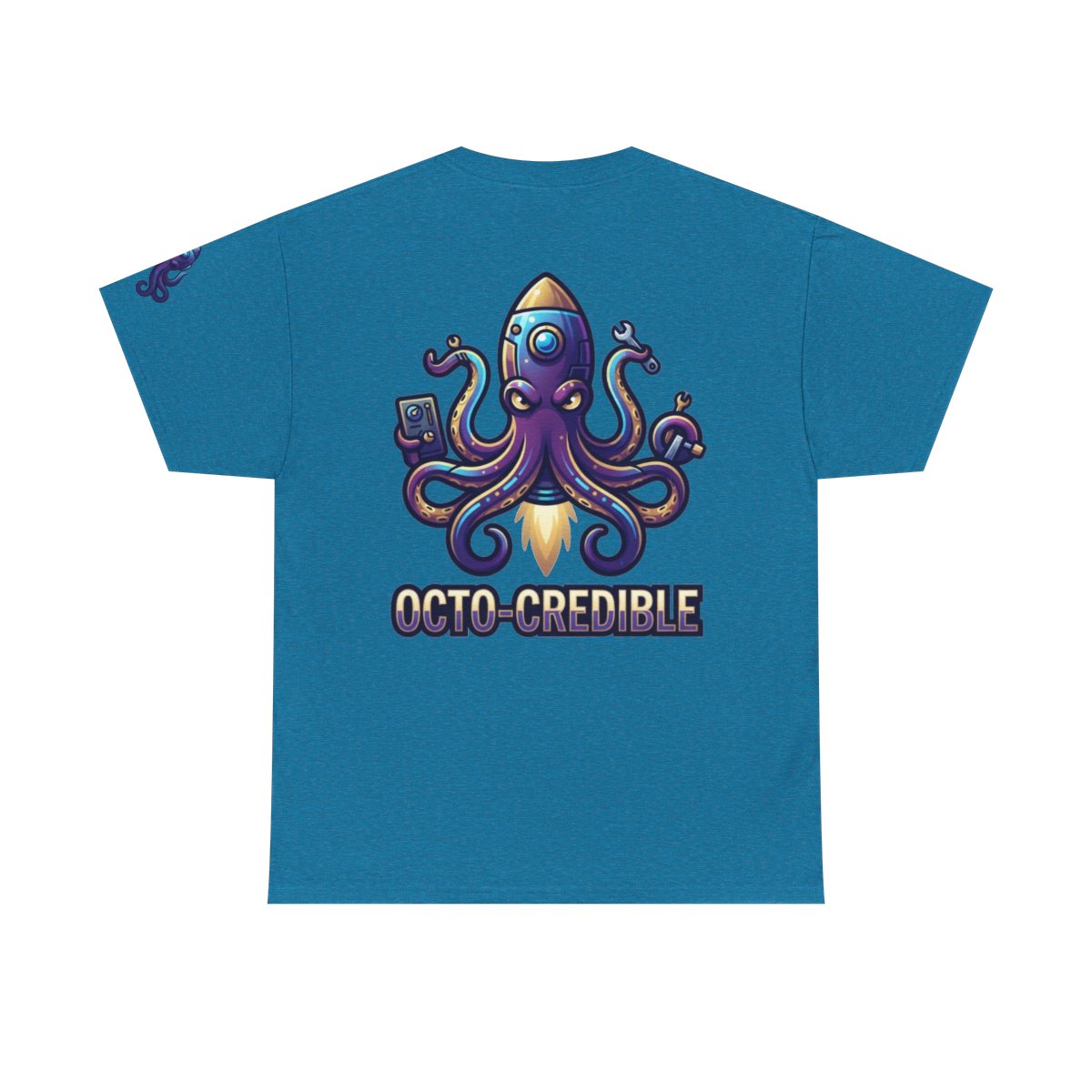 Color: Antique Sapphire | Octo Credible Premium Graphic Tee
