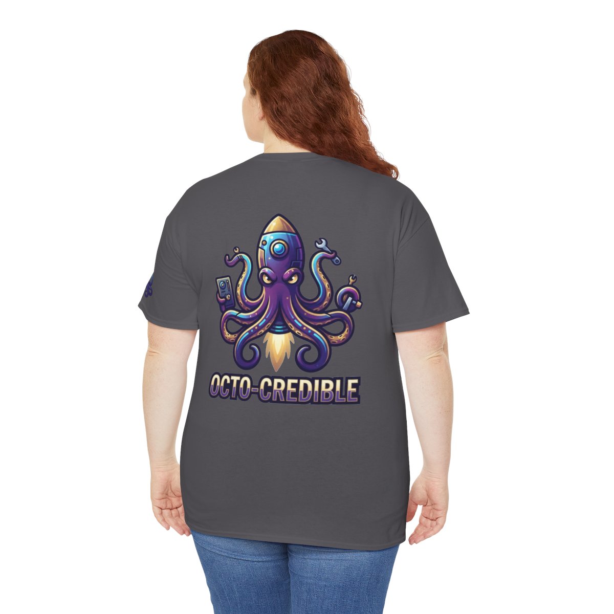 Color: Charcoal | Octo Credible Premium Graphic Tee