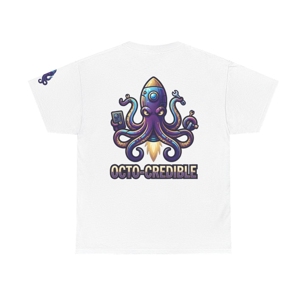 Color: White | Octo Credible Premium Graphic Tee