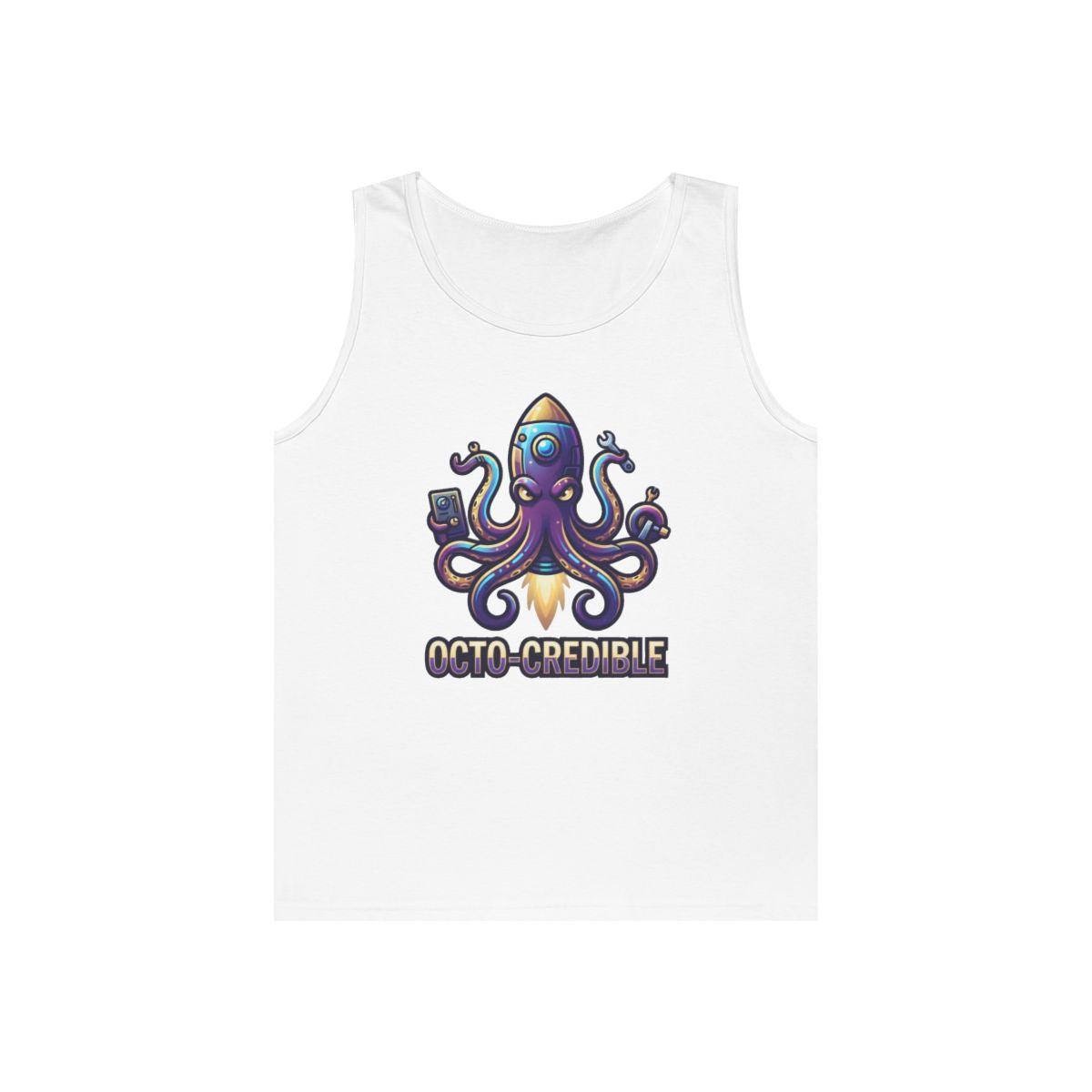 Color: White | Octo Credible Tank Top